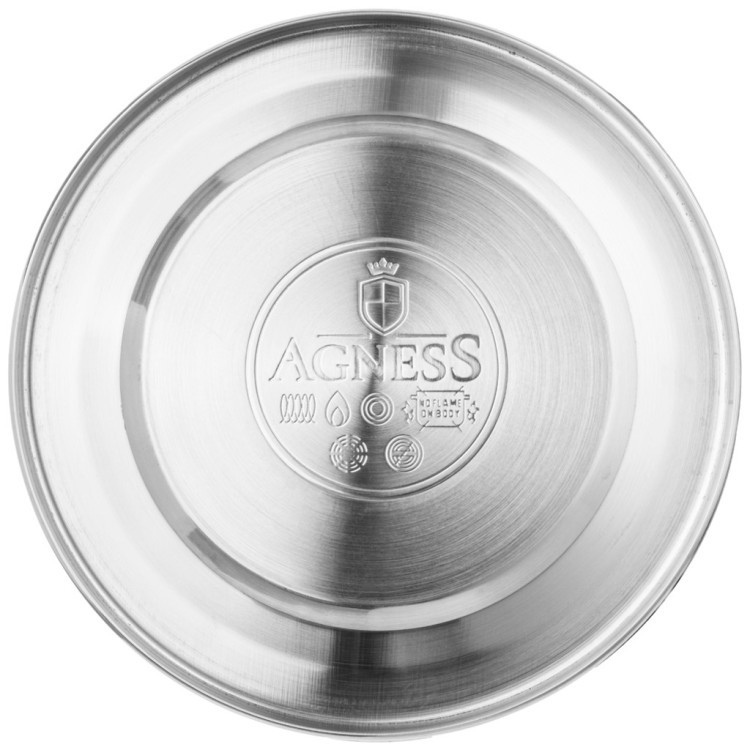 Чайник agness со свистком, 3,0 л и складывающейся ручкой Agness (937-032) Чайник agness со свистком, 3,0 л и складывающейся ручкой Agness (937-032)