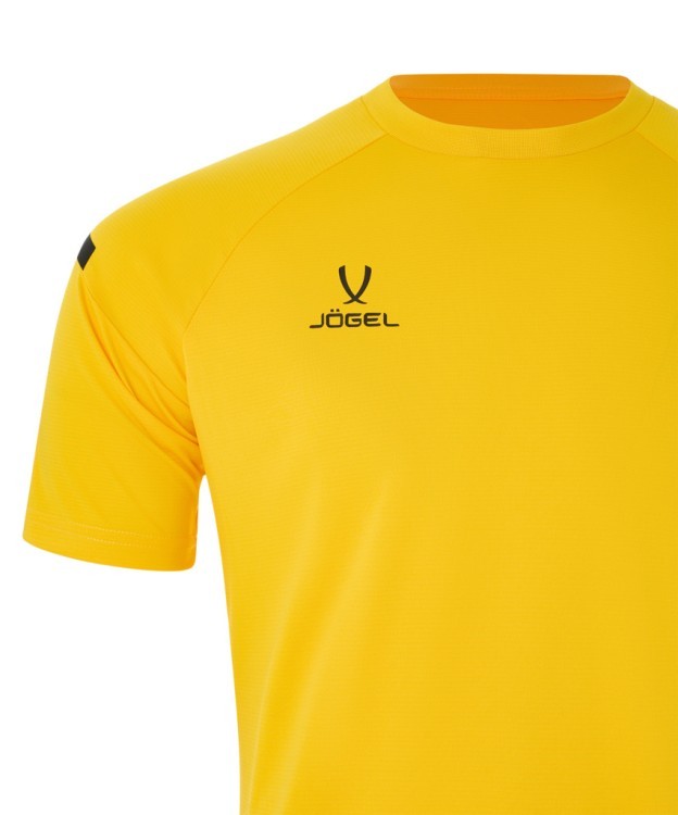 Футболка тренировочная JÖGEL CAMP 2 Training Poly Tee, желтый/черный (2121611)