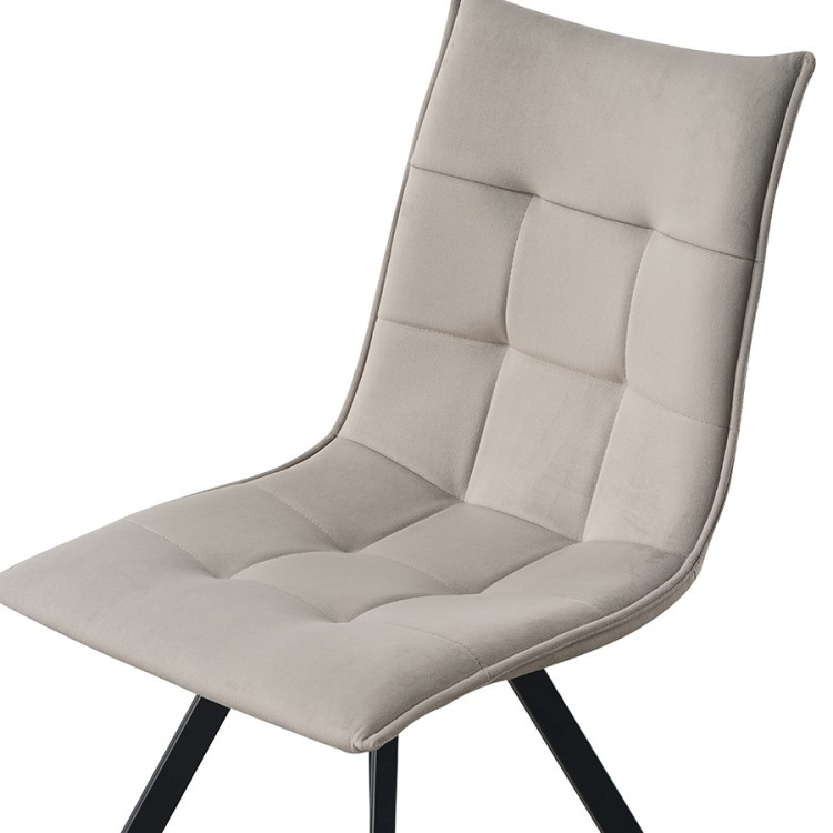 Стул tristan, велюр, серый (73955)