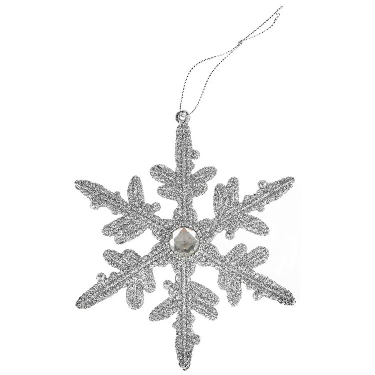 Декоративная подвеска "снежинка" коллекция "silver dream"диаметр=14 см Lefard (858-155)