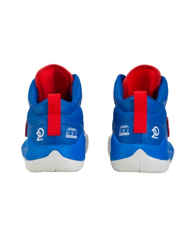 БЕЗ УПАКОВКИ Кроссовки баскетбольные JÖGEL Launch MID, Blue/red/white (2126472) БЕЗ УПАКОВКИ Кроссовки баскетбольные JÖGEL Launch MID, Blue/red/white (2126472)
