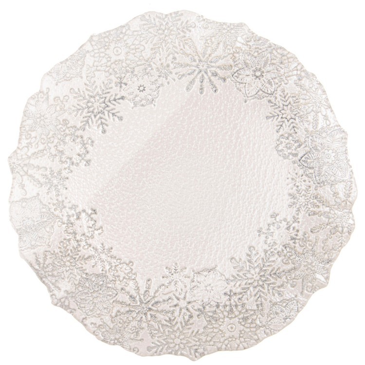 Тарелка "snow silver"21см АКСАМ (339-256)
