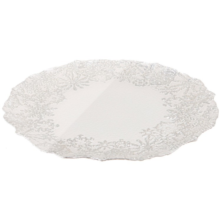 Тарелка "snow silver"21см АКСАМ (339-256)