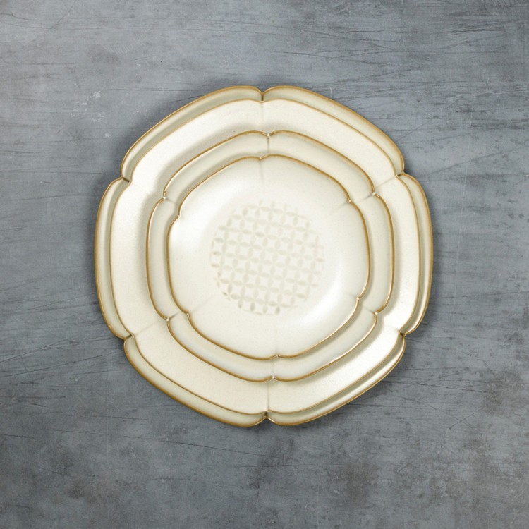 Тарелка L9744-Cream, каменная керамика, ROOMERS TABLEWARE