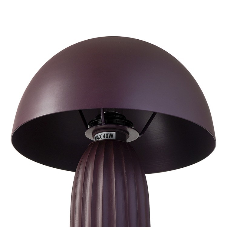 Лампа настольная texture sleek, D24х37 см, вишневая (76475)