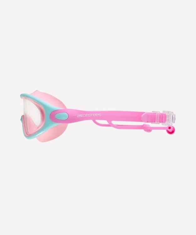 Очки-маска для плавания с берушами 25DEGREES Fusion Lilac/Turquoise/Pink, детский (2125368)