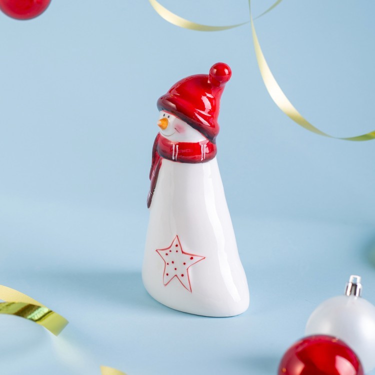 Статуэтка "снеговик" 9,8х6х17 см Lefard (146-2238)