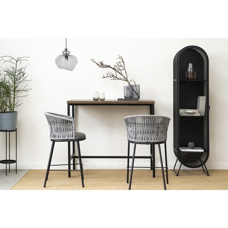 Стул полубарный haugen, темно-серый/светло-серый (75041) Стул полубарный haugen, темно-серый/светло-серый (75041)