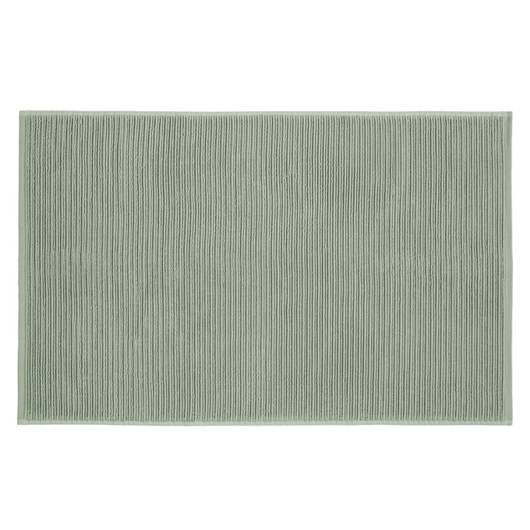 Коврик для ванной фактурный цвета шалфея из коллекции essential, 50х80 см (75399)