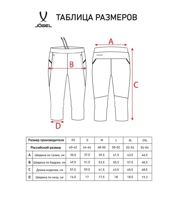 Брюки тренировочные JÖGEL DIVISION PerFormDRY Pro Training Pants 3/4, темно-синий (2105770) Брюки тренировочные JÖGEL DIVISION PerFormDRY Pro Training Pants 3/4, темно-синий (2105770)