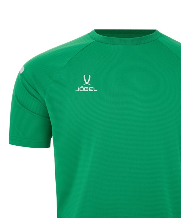 Футболка тренировочная JÖGEL CAMP 2 Training Poly Tee, зеленый/белый (2121623)