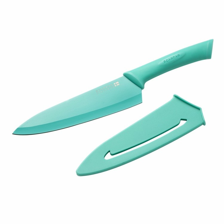 Нож поварской 18 см, цвет голубой 51508400, Металл, blue, SCANPAN