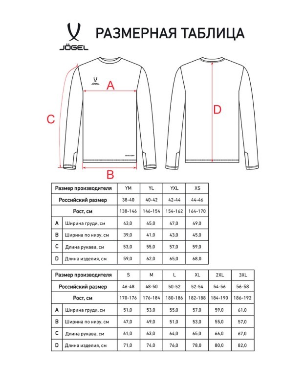 Свитер вратарский PerFormDRY SPLASH GK Jersey, серый (2117689)