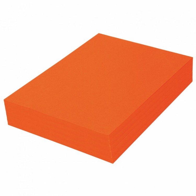Бумага цветная DOUBLE A А4 80 г/м2 500 л интенсив оранжевая 115123 (1) (92588)