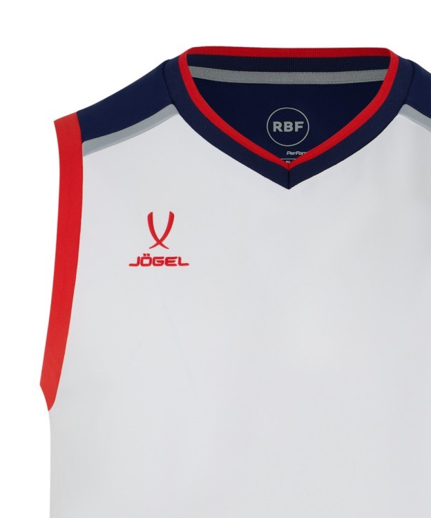 Майка баскетбольная JOGEL DIVISION PerFormDRY RBF Jersey, белый (2118538)