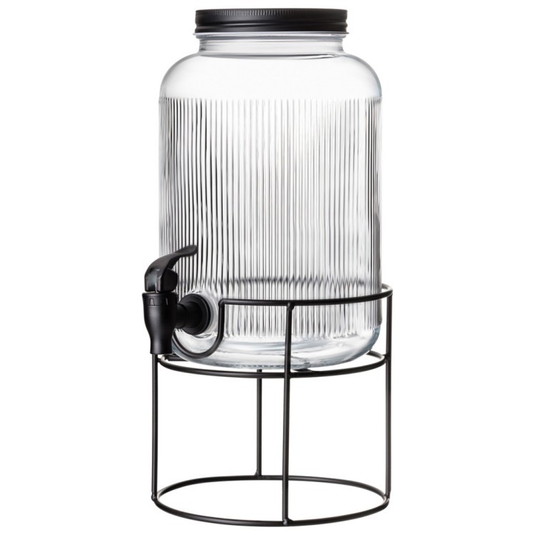 Диспенсер для напитков lines 3,9 л на металлической подставке Lefard (172-191)