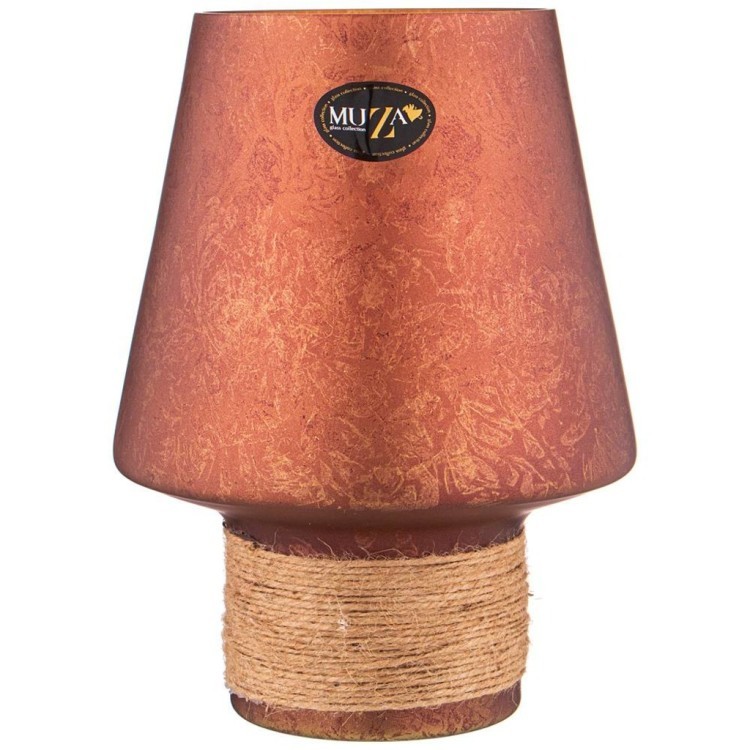 Ваза "gala bronze metallic" высота 24 см Muza (380-841)
