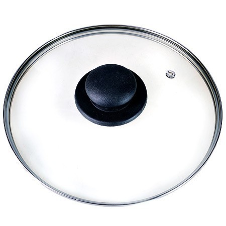 Крышка 30см чер/ручка мет/ободок РОССИЯ (7030)