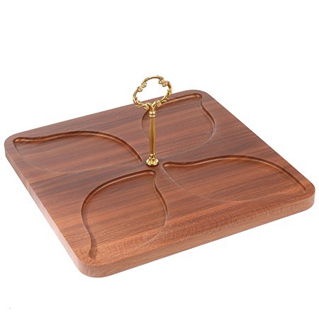 Менажница на подставке 4 блюда 6пр керамика LR (90032-319)