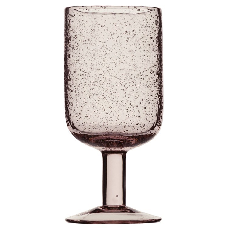 Набор бокалов для вина flowi, 410 мл, розовые, 2 шт. (74745)