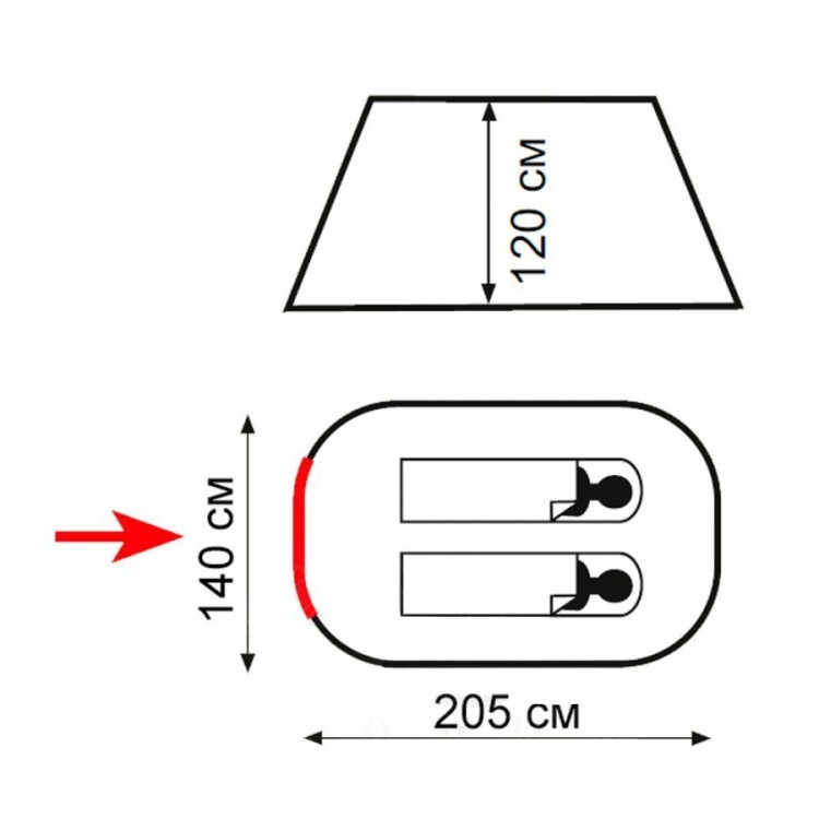Палатка автомат Totem Pop Up 2 (V2) TTT-033 (74460) Палатка автомат Totem Pop Up 2 (V2) TTT-033 (74460)