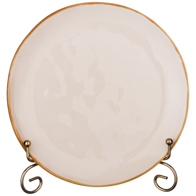 Тарелка закусочная "concerto"диаметр 20,5 см кремовый Bronco (408-105)