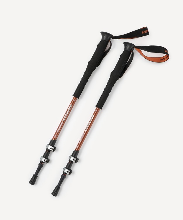 Треккинговые палки Berger Hiking Mount, 65-135 см, 3-секционные, терракотовый (2119449) Треккинговые палки Berger Hiking Mount, 65-135 см, 3-секционные, терракотовый (2119449)