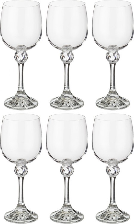 Набор бокалов для вина из 6 шт. "джулия" 230 мл высота=18 см Crystalex (674-446)