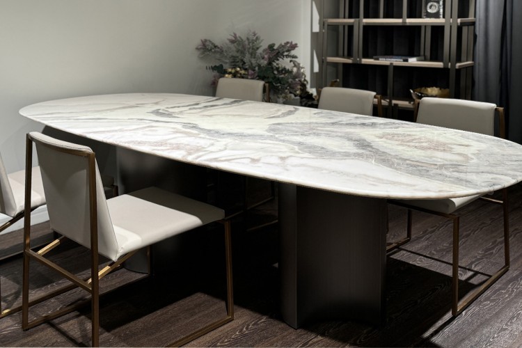Стол обеденный, мрамор Picasso 240*110*75см (TT-00013053)