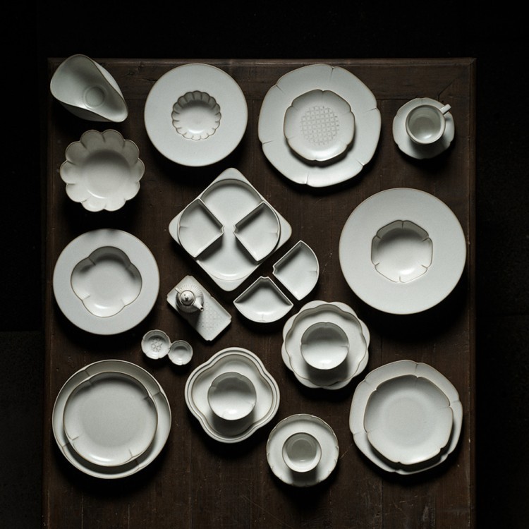 Чайная пара L9756-SET2-CREAM, каменная керамика, Cream, ROOMERS TABLEWARE