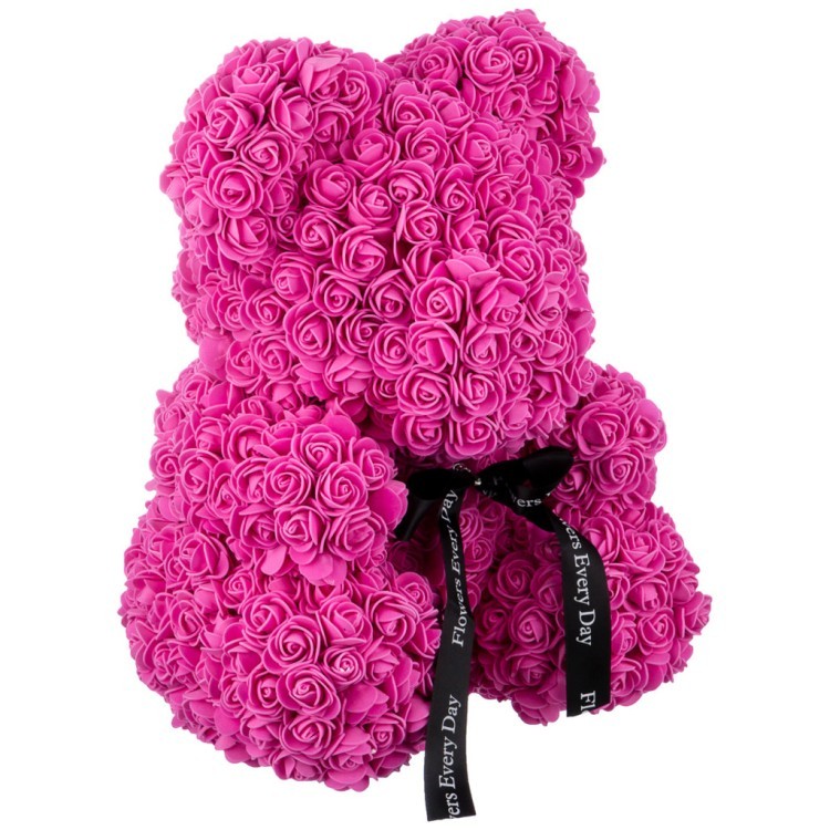 Декоративное изделие"медвежонок из роз" 25 см Huajing Plastic (192-502)