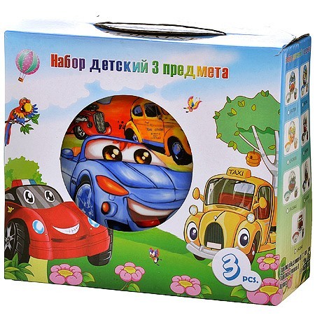 Детский набор 3 пр "Авто" LR (х12) " (27332) Детский набор 3 пр "Авто" LR (х12) " (27332)
