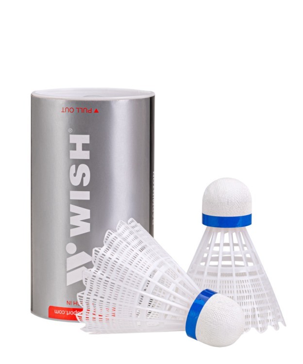 Набор для бадминтона WISH Fusiontec 799K, 2 ракетки, 2 волана, синий/оранжевый (2107403) Набор для бадминтона WISH Fusiontec 799K, 2 ракетки, 2 волана, синий/оранжевый (2107403)