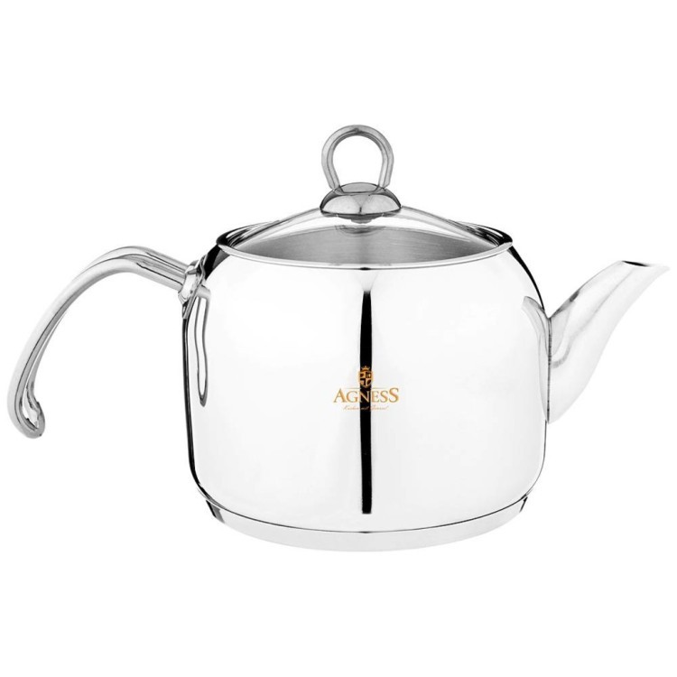Чайник agness professional 1,5 л. хромникелевая нержавеющая сталь 18/10, индукционное дно Agness (936-327)