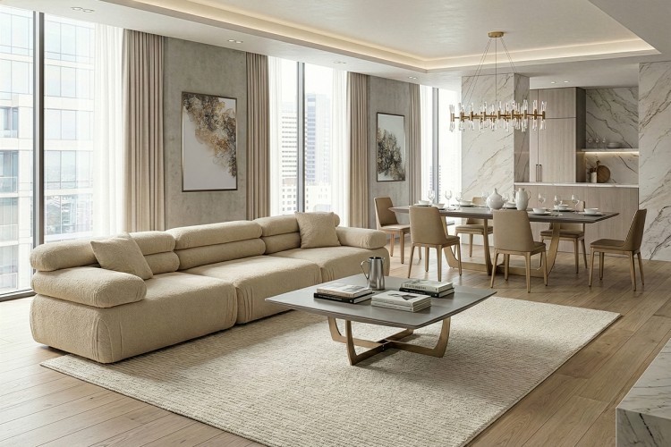 Стол журнальный Космос (Space) 120*120*40см (TT-00002080)