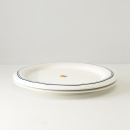 Набор обеденных тарелок plush, little petals, D26 см, 2 шт. (80401)