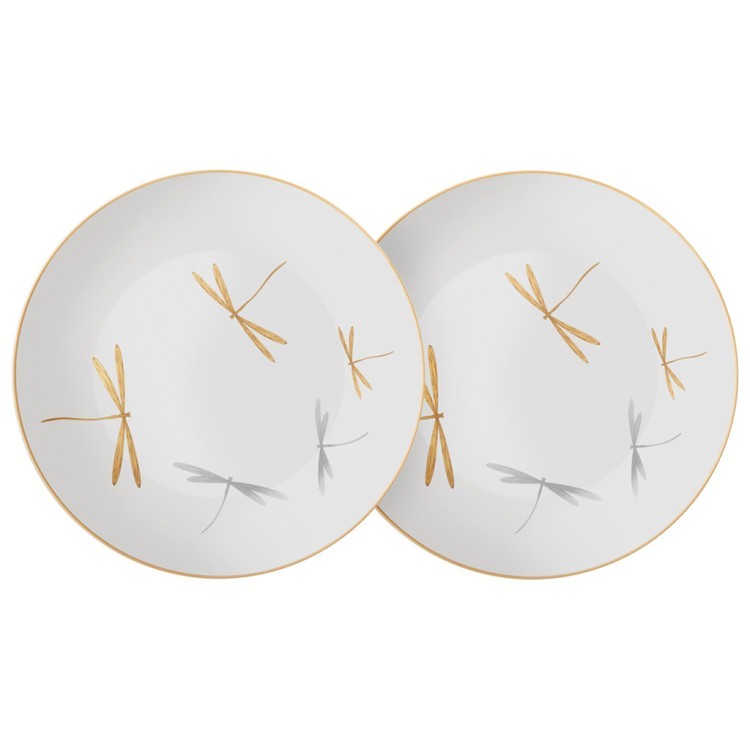 Набор тарелок закусочных lefard “elegance" 2 шт. 20*2 см Lefard (419-158)