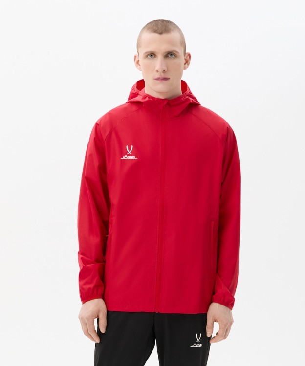 Куртка ветрозащитная JOGEL CAMP Rain Jacket, красный, детский (2095487)