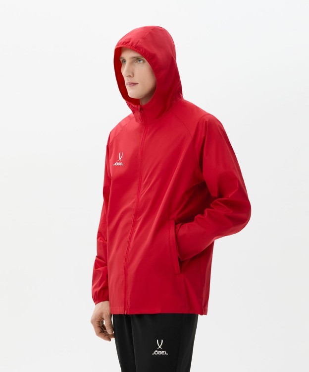 Куртка ветрозащитная JOGEL CAMP Rain Jacket, красный, детский (2095487)