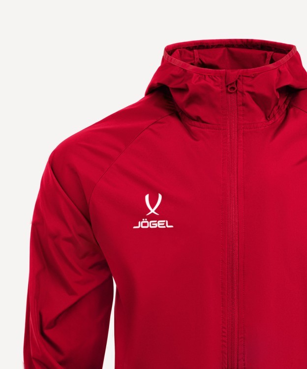 Куртка ветрозащитная JOGEL CAMP Rain Jacket, красный, детский (2112625)