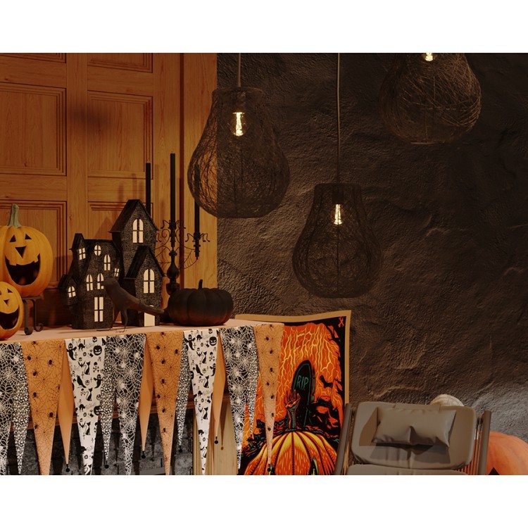 Светильник подвесной vinger, D27х35 см, черный (76204)