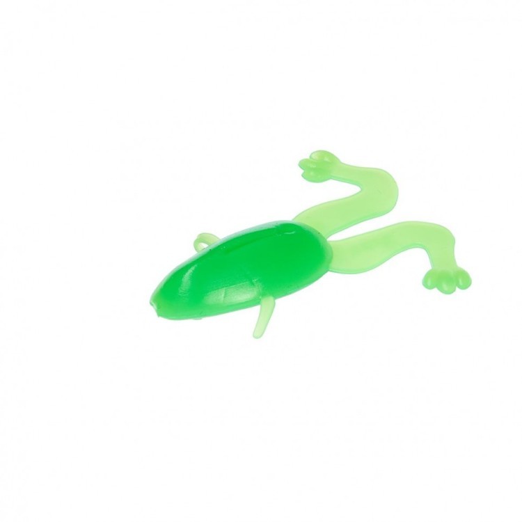 Лягушка Helios Crazy Frog 2,36"/6,0 см, цвет Electric green 10 шт HS-22-007 (77939)
