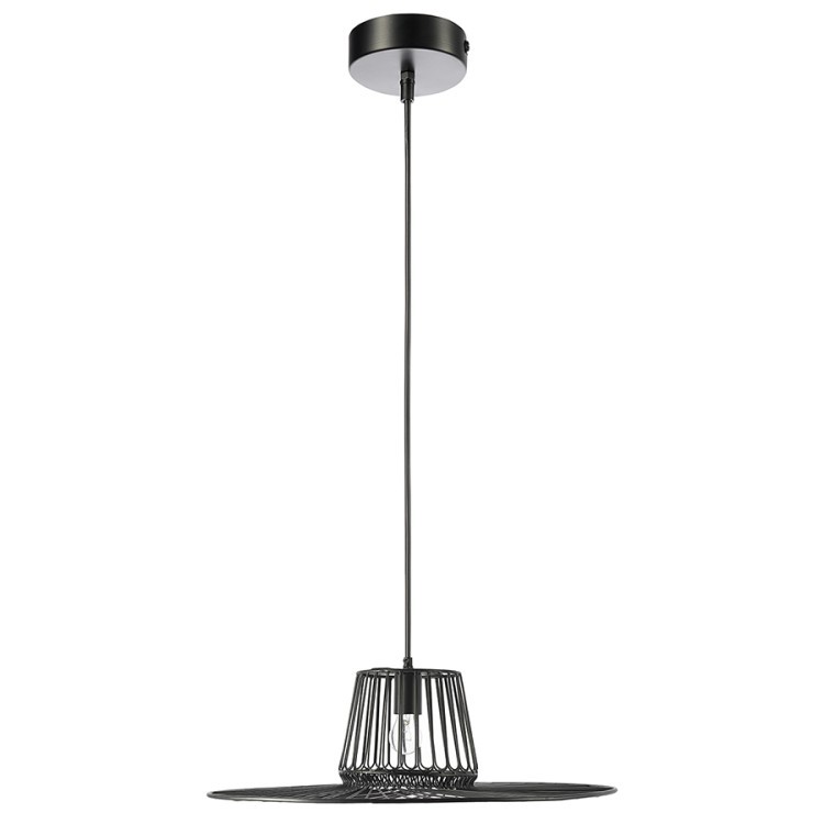 Светильник подвесной vinger, D60,5х18 см, черный (76227)