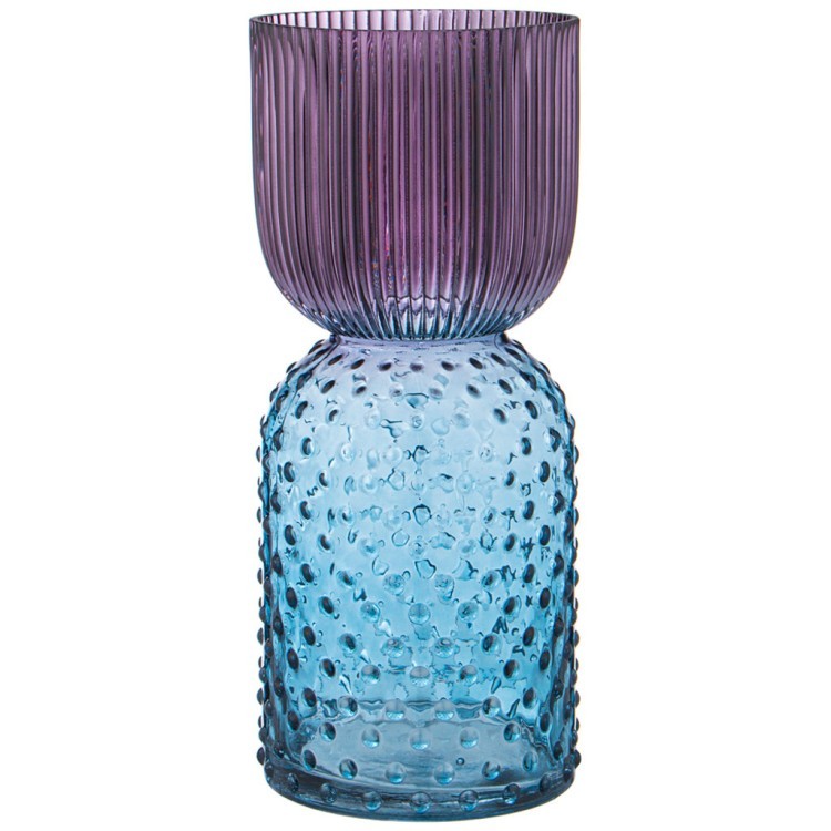 Ваза "art" violet/blue диаметр 13см высота 30см Lefard (182-1050)