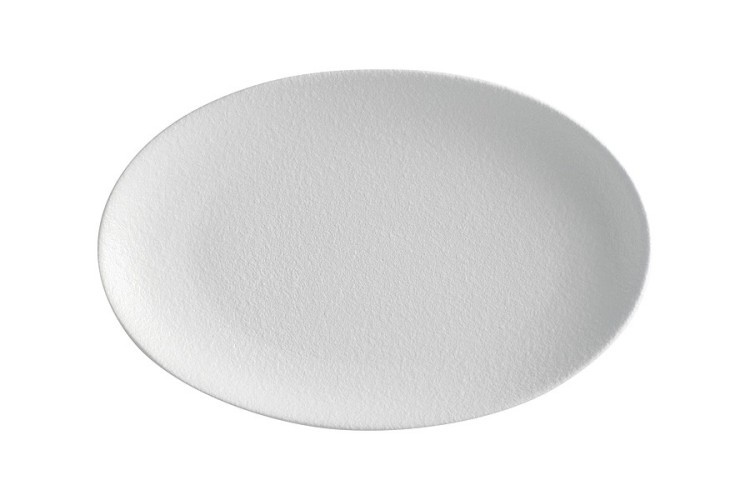 Тарелка овальная Икра белая, 25х16 см - MW602-AX0243 Maxwell & Williams