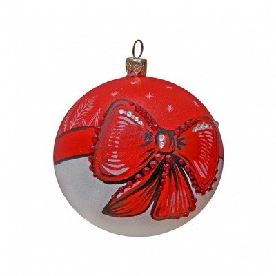 Новогодний шар Сказочный шарм с кристаллами Swarovski (4008)