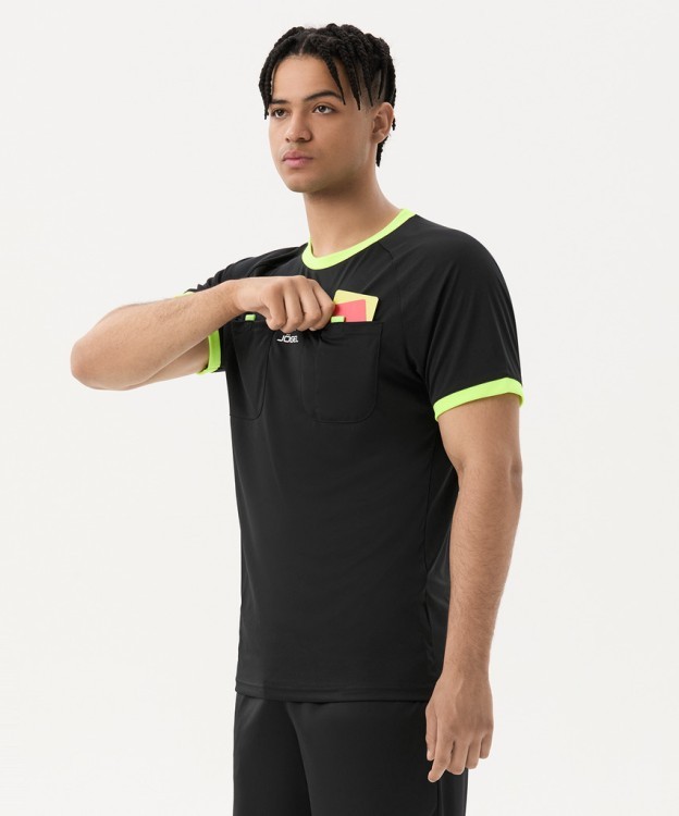 Футболка судейская JOGEL Referee tee, черный (1745011)