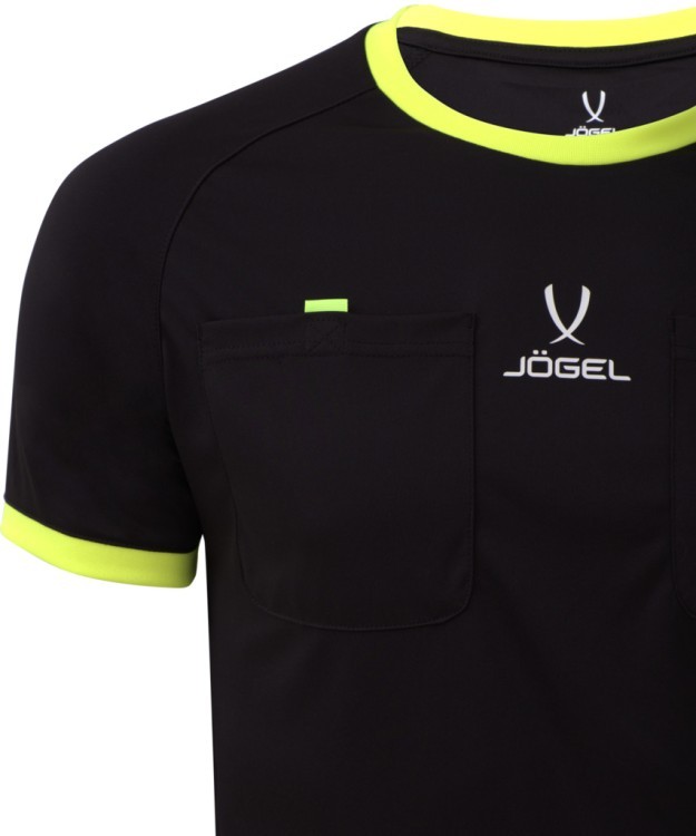 Футболка судейская JOGEL Referee tee, черный (1745011)