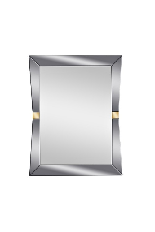 Зеркало прямоугольное с золотыми вставками 79*102*2см (TT-00006824)