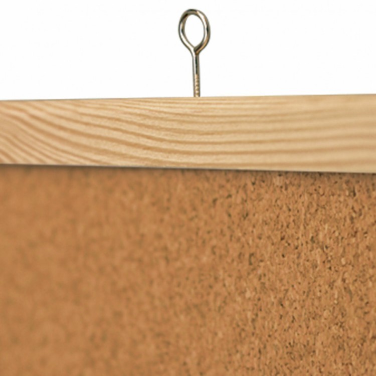 Доска пробковая для объявлений 100х150 см деревянная рамка Brauberg 238180 (1) (89717)